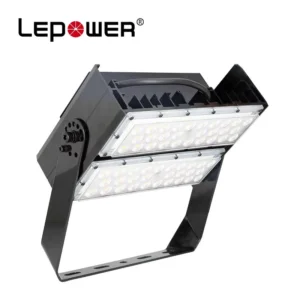LEPOWER LED Modular Outdoor Flood Light 50W 500W IP66 Waterproof 5 Year Warranty 25 45 60 90 150 Beam Angle Factory Price Made