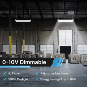 Linear Industrial and Mining Light 110W 4ft Linear High Bay for Light 90 Degree Adjustable Angle 5 Year Warranty