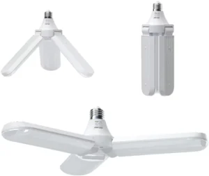 Manufacturer Supply Fan Blade Bulb 220V Deformable Led Bulb Fan Shape Led Light Bulb