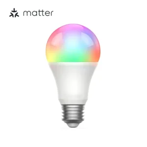 Matter Bulb Over Wifi 9W RGB RGBCW RGBCT E26 E27 B22 Smart Light Bulb Work With Homekit Alexa Google Home