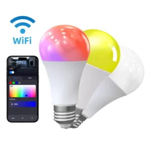 Matter Compatible Smart RGBW LED Bulb A19 WiFi Color Light