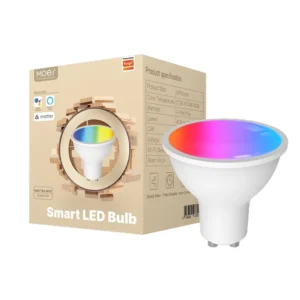 Matter Smart Home LED RGB Light Bulb WiFi Dimming GU10 for Hotels Electric Bar OLED Display with App Remote Control