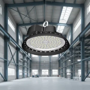 Metal Frame Petal Convection Vented Housing Solid Lens Ring Rigid LED 150W UFO High Bay Lights for Factory