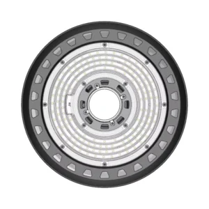 Microwave Sensor for Smart UFO High Bay Light 150W 4000K Aluminum IP65 Industrial Warehouse Lighting 5-Year Warranty