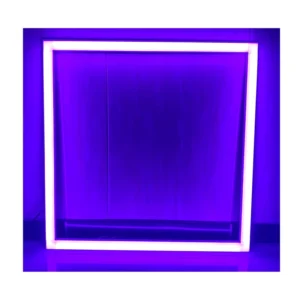 Modern 100-277V Square Flat Panel LED Ceiling Light Music-activated Lighting Multi-Control Atmosphere Lighting IP40 Rated