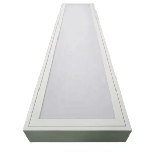 Modern Aluminum Milky White Film LED Light Panel T8 Dual Tube 300X1200Mm Surface Mounted Office Lighting Eye Protection Energy