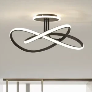 Modern Comfortable Bedroom Study LED Ceiling Light Beautiful White Black Dining Room Living Room Indoor Led Ceiling Lamp