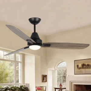 Modern Decorative 52 Inch Silent Home Ceiling Fan Reversible Motor Remote Control Ceiling Fan With Light
