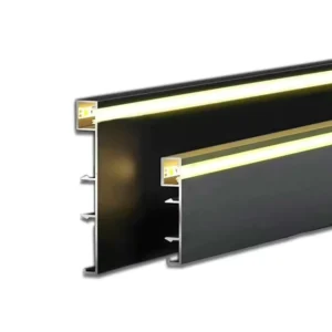 Modern Design Aluminum LED Skirting Light Baseboard Wall Profile Factory Price for Hotel Interior Decoration