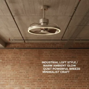 Modern European 5 Blades (>48″) LED Ceiling Fan Light Remote Control 220V Metal 6-Speed Dimmable DC Motor Living Room