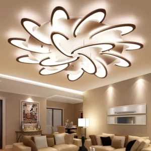Modern Indoor Lamparas Home Hotel Warm White Dimmable Smart LED Ceiling Light