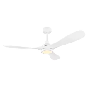 Modern LED Ceiling Fan with Light DC Motor Remote Control 3 Blades Metal 6 Speeds App Controlled Household Electric