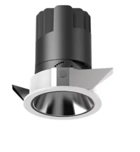 Modern Style COB LED Downlight Aluminum Body Circular Ceiling Light Adjustable Angle Embedded Spotlight