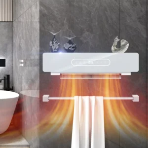 Multifunctional Smart Home Heater Radar Induction Heating Towel Machine 5 Level Wind Control UV Germicidal Lamp for Bathroom