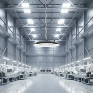OUTLUX LED Tunable Color Temperature UFO High Bay Light 150W IP65 Ra80 3-Year Warranty Aluminum Industrial Warehouse Lighting