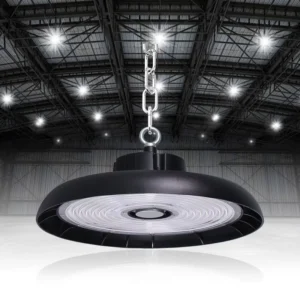 Outdoor AC Explosion Proof Warehouse Industrial 4000K 50W 100W 150W 200W 300W LED UFO High Bay Light Acrylic High Bay Lamp