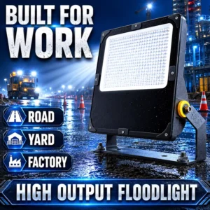 Outdoor IP65 Waterproof Aluminum LED Flood Light With Bracket 50W 100W 150W Adjustable Angle for Garden and Construction Site