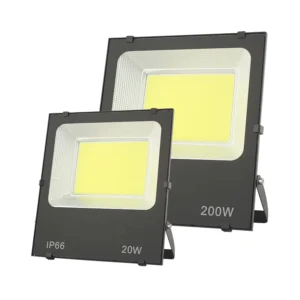 Outdoor IP66 Rated Led Floodlight for Garden Outdoor Use Black Design 5054 Model Wall Mounted