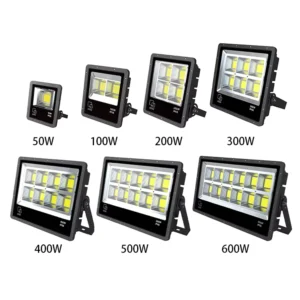 Outdoor IP66 Waterproof Portable Flood Lamp Garden Landscape 50W 100W 200W 300W 400W 500W 600W Led Floodlight