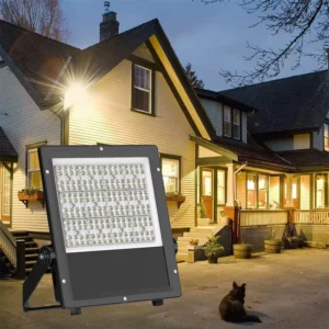 Outdoor LED Flood Light 200W High Lumen Security Work Light 5000K Daylight White for Yard Garage and Stadium Area