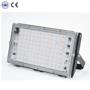 Outdoor LED Flood Light IP65 Waterproof 100W RGB Color Changing Spotlight Security Garden Street Lamp Landscape Project Lighting