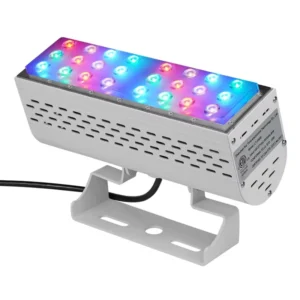 Outdoor LED Flood Light IP67 50W Waterproof RGB RGBW With Remote Control Reflector Spotlight