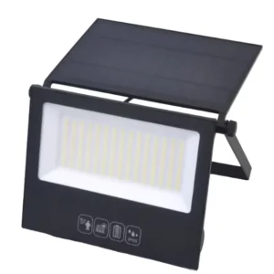 Outdoor LED Solar Flood Lights with ABS Body IP65 CE Certified Remote Control Lightweight for Gardens and Stadiums
