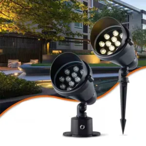 Outdoor Lighting LED Floodlight IP Waterproof Garden Villa Landscape Lighting Tree Lights Round Courtyard Spotlight Lawn Lamp