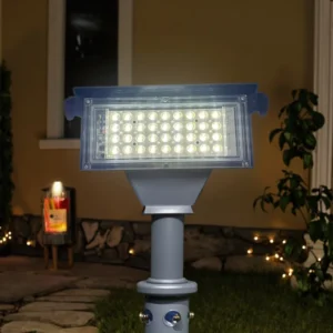 Outdoor Waterproof IP65 Solar LED Garden Light ABS Body Projection Floodlight for Yard Lighting
