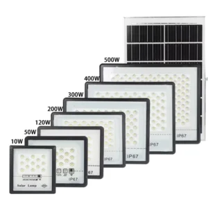 Outdoor Waterproof IP67 Sunlight Spotlight Floodlight Garden Courtyard Emergency Solar 12 Volt Led Flood Light
