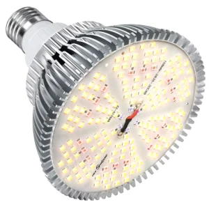 PAR38 E27 Full Spectrum LED Grow Light Bulb 25W Hydroponics DIY Bloom Aluminum Lamp Body for Indoor Gardening