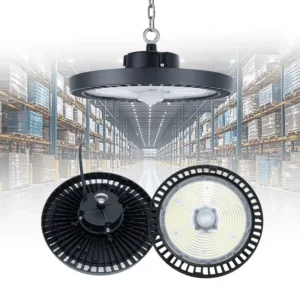 PMW Dimming Smart UFO LED High Bay Light 200W 30000LM AC100-277V Waterproof Aluminum Fixture for Commercial Warehouse