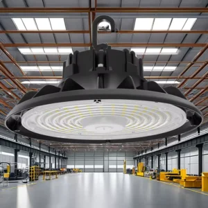 Pendant High Bay Fixture Industrial UFO LED High Bay Light Workshop Sensor Warehouse Shop 100W 150W 200W UFO Round IP65