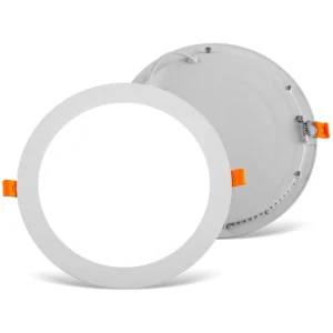 Plastic Ceiling Led Lamp Recessed Ultra Slim Thin Surface Mounted Square Round Led Panel Light