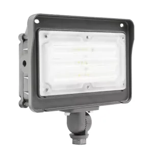 Portable 50W LED Outdoor Floodlight with Sensor IP65 Aluminum Lamp Body Stadium Flood Lamp for Garden Road Light