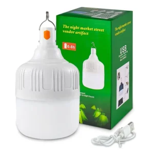 Portable emergency light bulb E27 B22 USB rechargeable bulb emergency light 10W 20W 30W 40W 50W Led emergency light for home