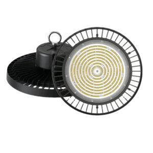 Power Selectable UFO for LED High Bay Light Energy Efficient 4000K 5000K for Factories Industrial Warehouses Aluminum Body