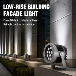 Professional 12W/24W LED Flood Light High Lumen Optical Design Aluminum Body Waterproof Outdoor IP65 Landscape Use Dimmable