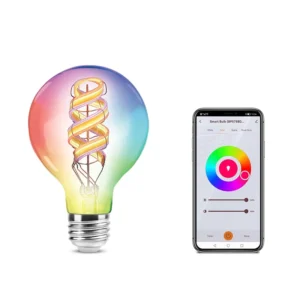 RGB Color Smart Voice WIFI Control 6W LED Filament Lamp Bulb Lights