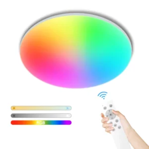 RGB Round LED Dimmable Ceiling Light for Bedroom Living Room