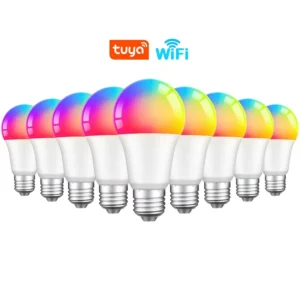 RGBCW 2700-6500K CCT Dimmable LED Light Wireless Remote App Voice Control E26 E27 B22 Tuya WiFi Smart Bulb Alexa Google Home