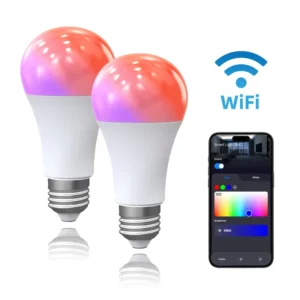 RGBCW Colorful Smart Bulb Alexa Wifi Smart Led Light Controlled by App and Google Home Kit in Door