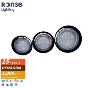 RONSE Industrial Durable Lighting IP65 Waterproof Aluminum SMD LED High Bay Light for Warehouse Supermarket