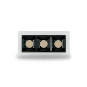 Recessed Embedded Linear LED Downlight Aluminum Housing High CRI Narrow Beam 3-Year Warranty European Design