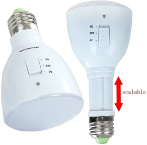 Rechargeable Built-in Battery LED Emergency Bulb with Remote Control E27 E26