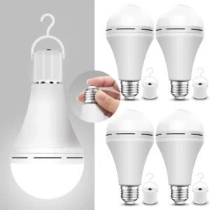Rechargeable LED Bulb with Remote Control E14 E27 Emergency LED Lighting Bulbs for Hiking