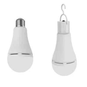 Rechargeable LED Emergency Bulb E27 6500K Lithium Battery 7W 9W 12W 15W Plastic 3-4 Hours Camping Outdoor