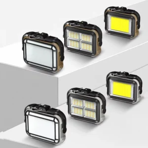 Rechargeable Solar Flood Light Outdoor Portable LED Spotlight With Magnet Work IP55 Waterproof 3 Modes For Workshop Use
