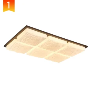 Rectangular Ceiling Light Minimalist Style Living Room Bedroom Study Dimmable LED Ceiling Light