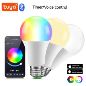 Remote RGB Dimmable WiFi Control Music Changing Smart LED Bulb